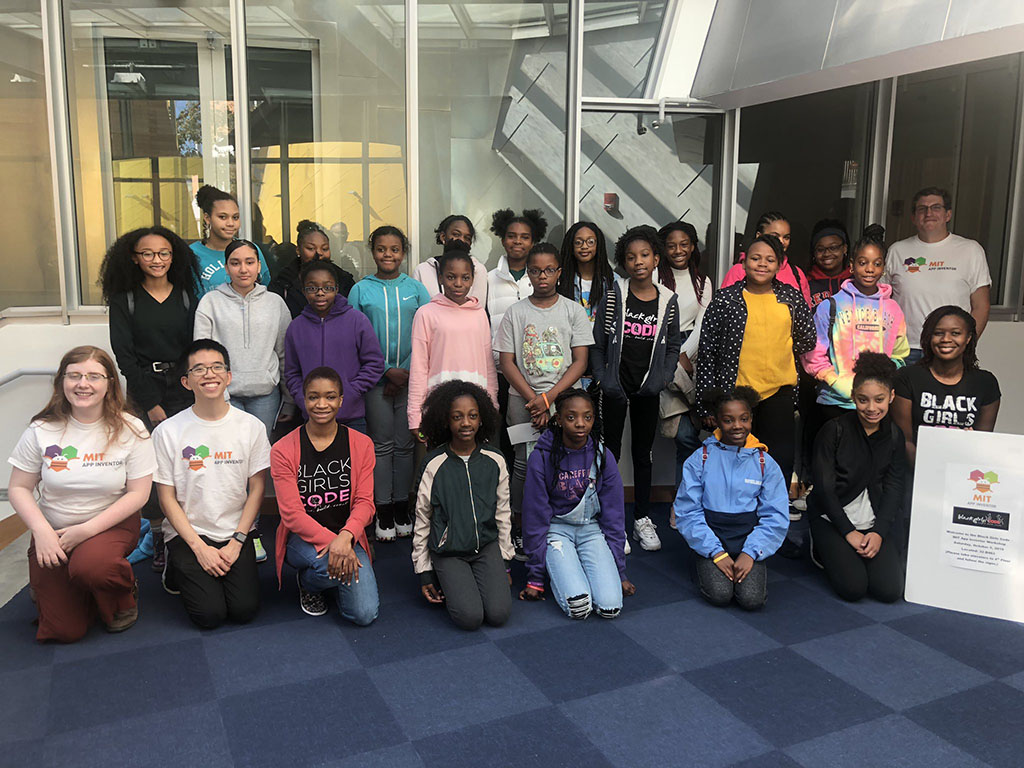 Black Girls Code Group Photo at MIT CSAIL