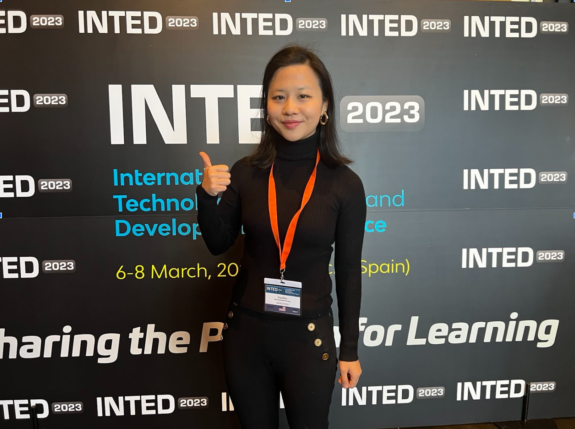 Angie Zhou at INTED Valencia